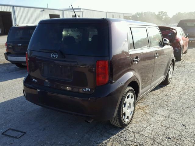 JTLZE4FE6A1104673 - 2010 TOYOTA SCION XB Бордовый фото 4