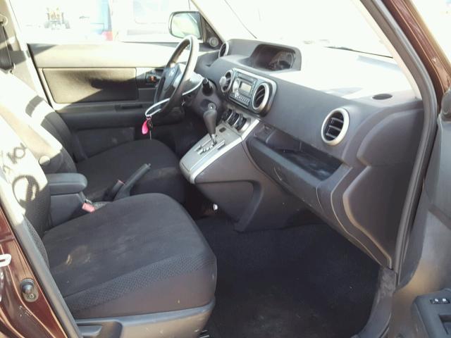 JTLZE4FE6A1104673 - 2010 TOYOTA SCION XB Бордовый фото 5