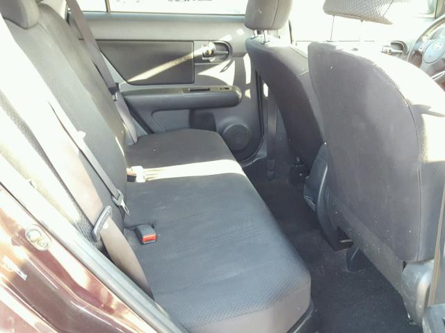 JTLZE4FE6A1104673 - 2010 TOYOTA SCION XB Бордовый фото 6