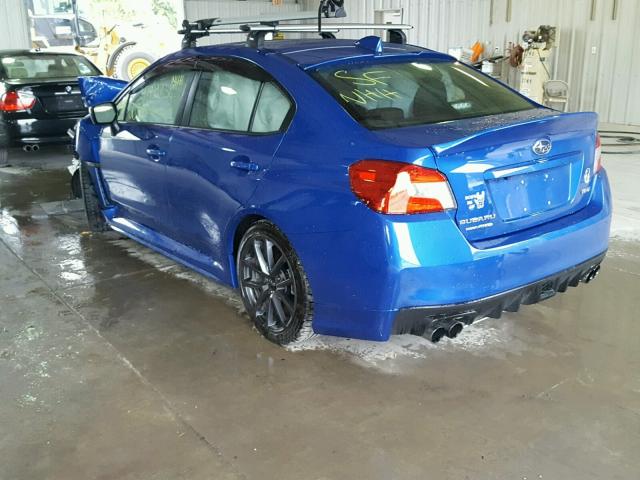 JF1VA1C68J9823609 - 2018 SUBARU WRX PREMIU BLUE photo 3