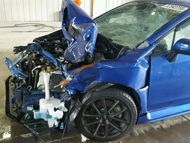 JF1VA1C68J9823609 - 2018 SUBARU WRX PREMIU BLUE photo 9