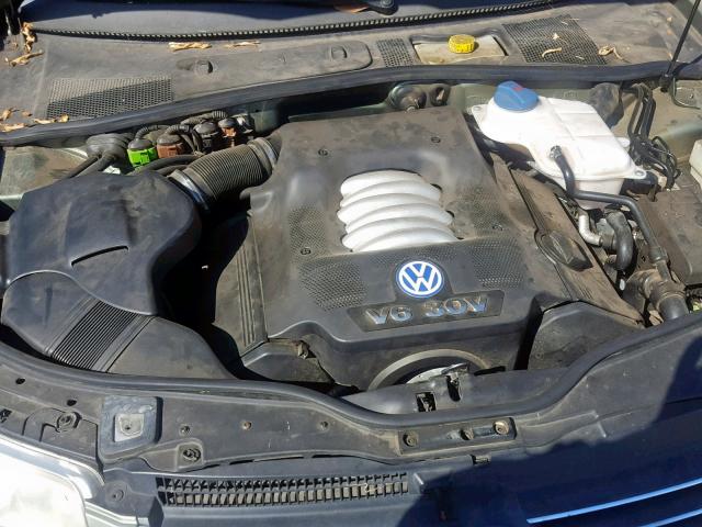 WVWRH63B33P435235 - 2003 VOLKSWAGEN PASSAT GLX GREEN photo 7