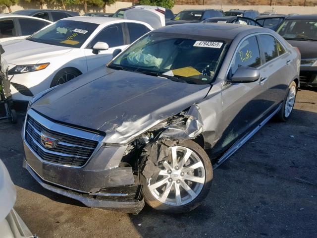 1G6AA5RX1J0164828 - 2018 CADILLAC ATS GRAY photo 2