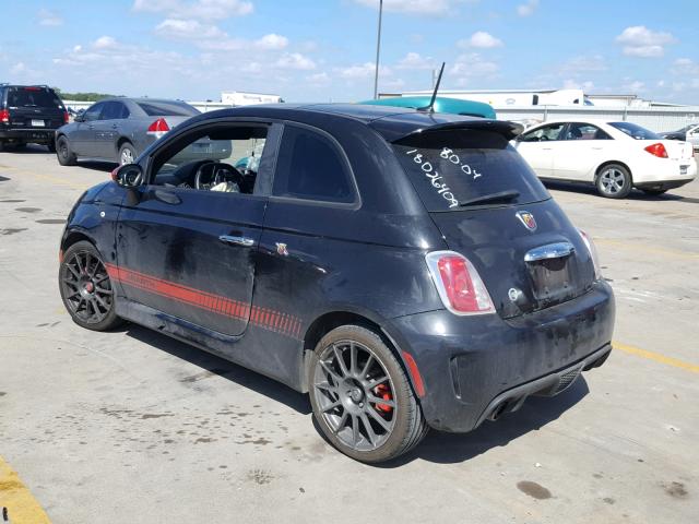 3C3CFFFH1DT574101 - 2013 FIAT 500 ABARTH BLACK photo 3