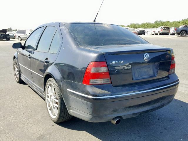 3VWSE69M25M056056 - 2005 VOLKSWAGEN JETTA GLI BLACK photo 3