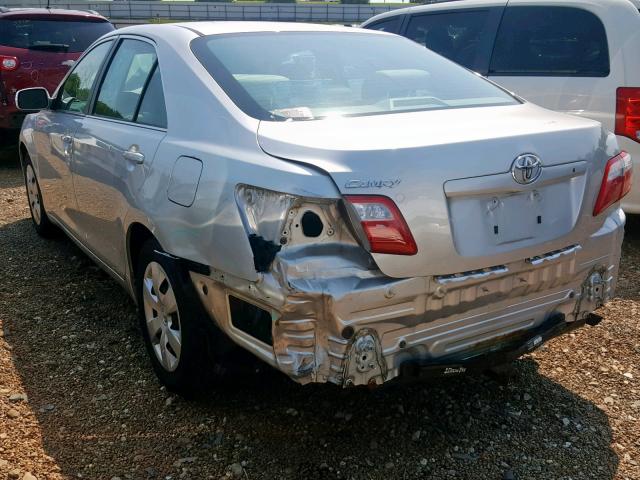 4T4BE46K89R134529 - 2009 TOYOTA CAMRY BASE SILVER photo 3