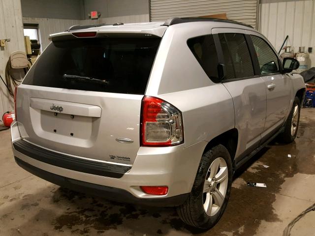 1J4NT1FB9BD264402 - 2011 JEEP COMPASS SP SILVER photo 4