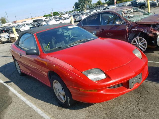 4G2JB32T7WB205595 - 1998 PONTIAC SUNFIRE SE RED photo 1