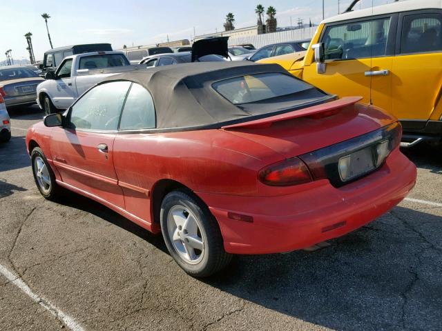 4G2JB32T7WB205595 - 1998 PONTIAC SUNFIRE SE RED photo 3