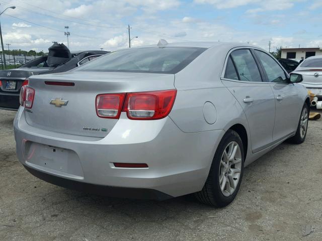 1G11D5RR3DF114609 - 2013 CHEVROLET MALIBU 1LT SILVER photo 4
