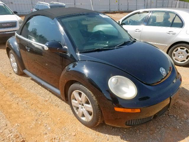 3VWRF31YX7M410725 - 2007 VOLKSWAGEN NEW BEETLE შავი ფოტო 1