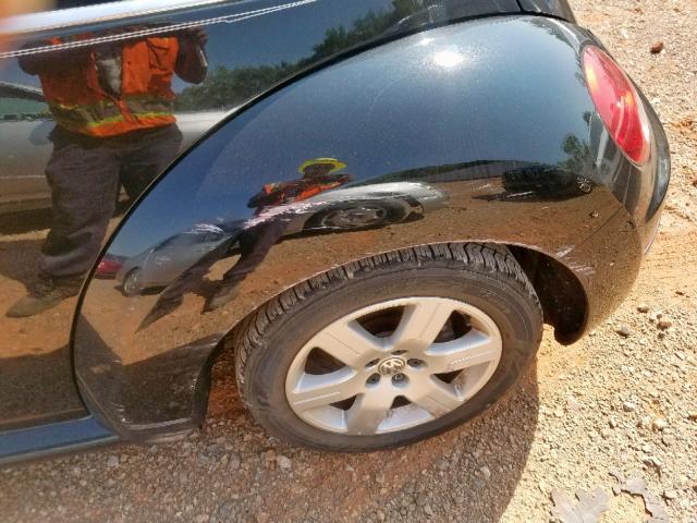 3VWRF31YX7M410725 - 2007 VOLKSWAGEN NEW BEETLE შავი ფოტო 9