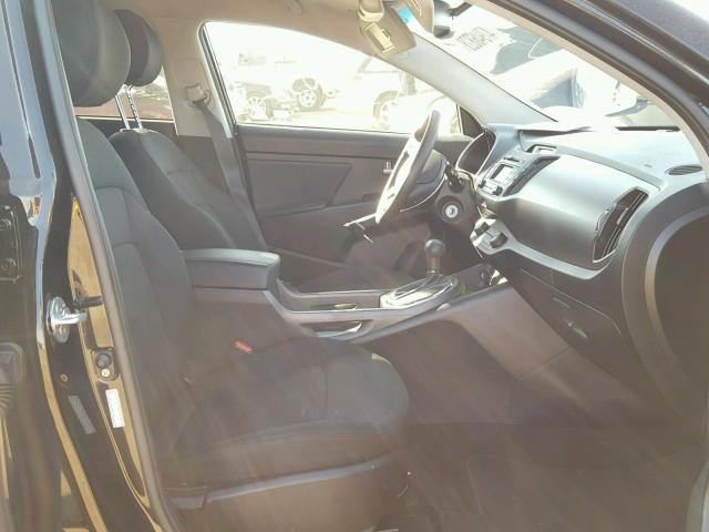 KNDPBCA23D7397176 - 2013 KIA SPORTAGE L BLACK photo 5