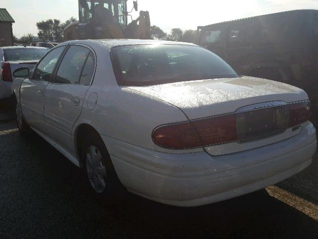 1G4HP54K734172431 - 2003 BUICK LESABRE CU WHITE photo 3