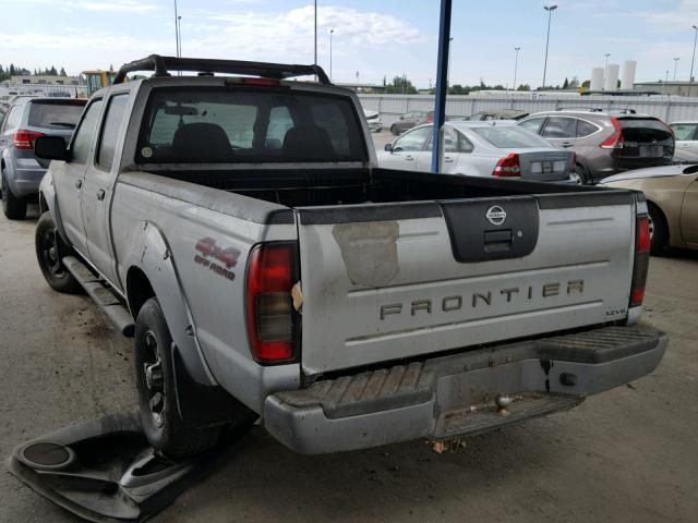 1N6ED29Y63C444773 - 2003 NISSAN FRONTIER C SILVER photo 3