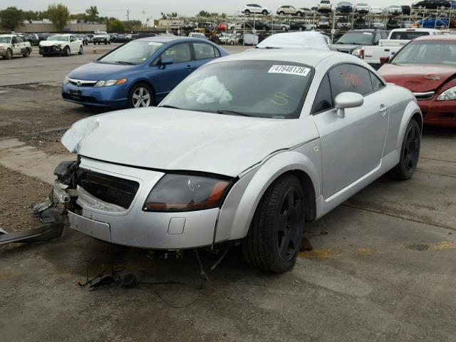 TRUWT28N111015993 - 2001 AUDI TT QUATTRO SILVER photo 2