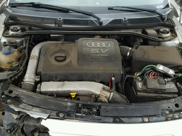 TRUWT28N111015993 - 2001 AUDI TT QUATTRO SILVER photo 7