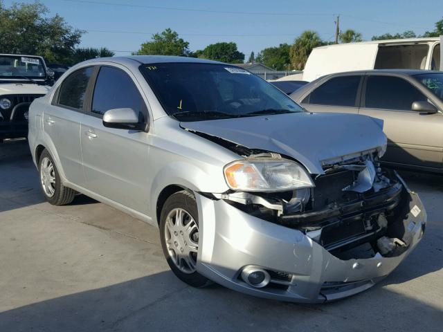 KL1TG5DE6BB175847 - 2011 CHEVROLET AVEO LT SILVER photo 1