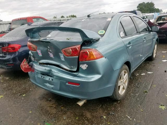 JA3AU26U39U007169 - 2009 MITSUBISHI LANCER ES/ BLUE photo 4