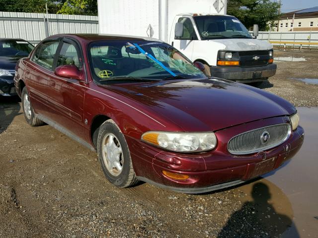 1G4HR54K81U198009 - 2001 BUICK LESABRE LI BURGUNDY photo 1