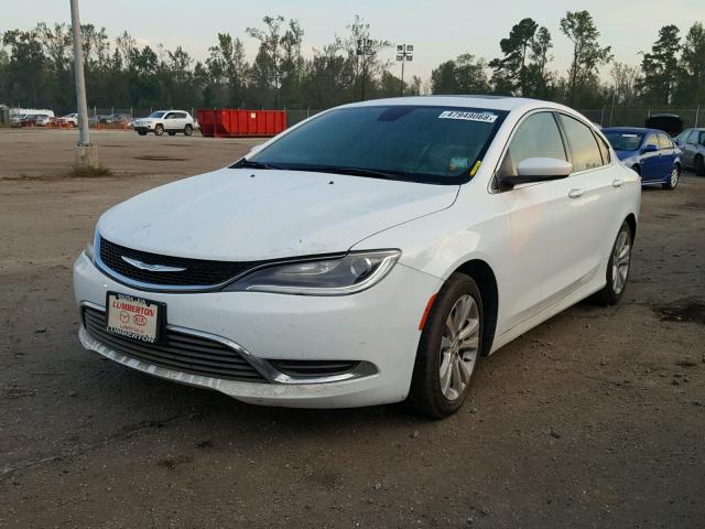 1C3CCCAB0FN722333 - 2015 CHRYSLER 200 LIMITE WHITE photo 2