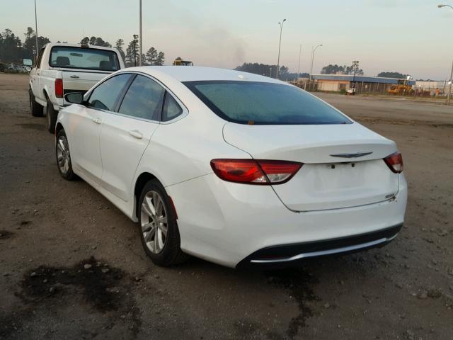 1C3CCCAB0FN722333 - 2015 CHRYSLER 200 LIMITE WHITE photo 3