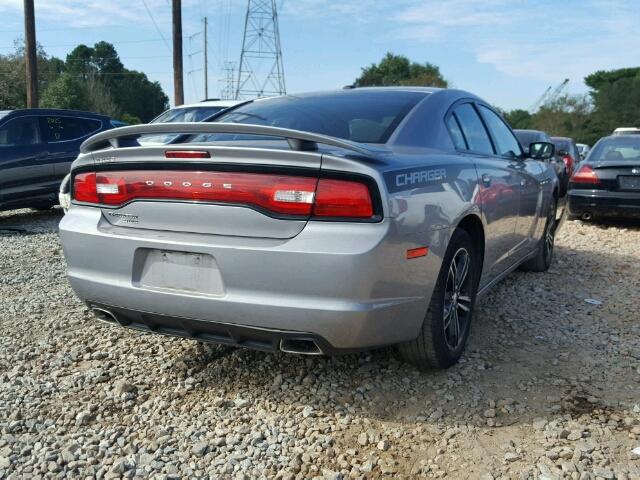 2C3CDXJG4DH656374 - 2013 DODGE CHARGER SX GRAY photo 4