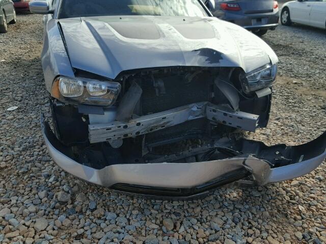 2C3CDXJG4DH656374 - 2013 DODGE CHARGER SX GRAY photo 9