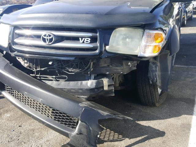 5TDZT38A21S035604 - 2001 TOYOTA SEQUOIA LI BLACK photo 9