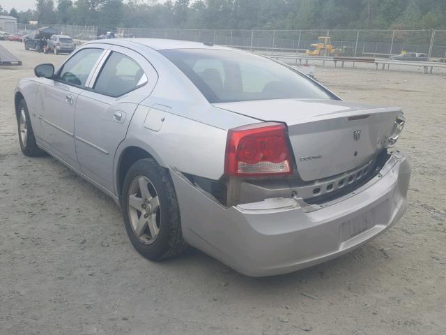 2B3CA3CV8AH201999 - 2010 DODGE CHARGER SX SILVER photo 3