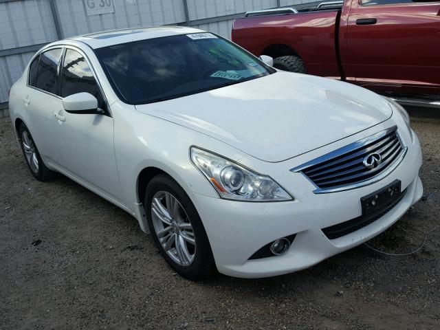 JN1CV6AP5DM723969 - 2013 INFINITI G37 BASE WHITE photo 1