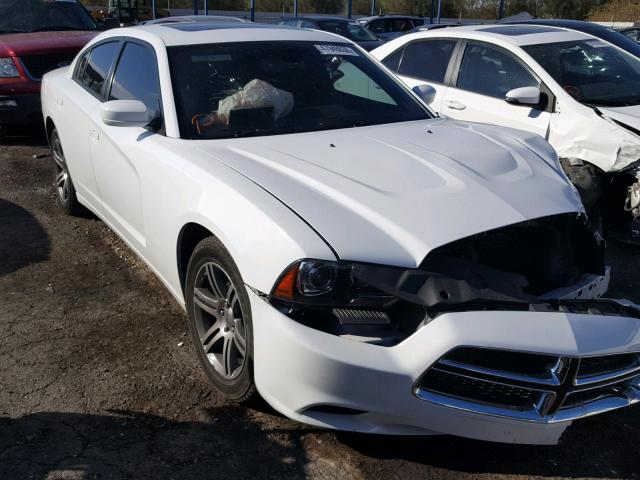 2C3CDXHG5CH187204 - 2012 DODGE CHARGER SX WHITE photo 1