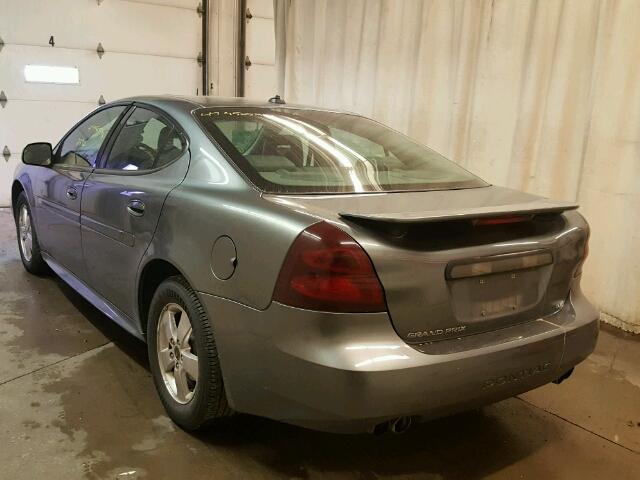 2G2WS522651167012 - 2005 PONTIAC GRAND PRIX GRAY photo 3