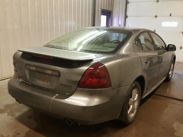 2G2WS522651167012 - 2005 PONTIAC GRAND PRIX GRAY photo 4