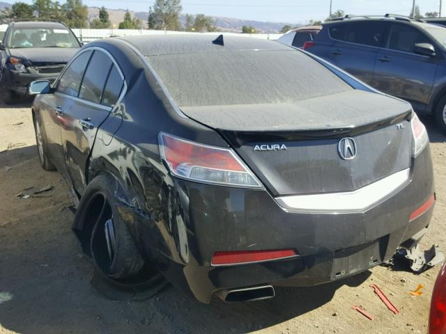 19UUA86589A004886 - 2009 ACURA TL BLACK photo 3