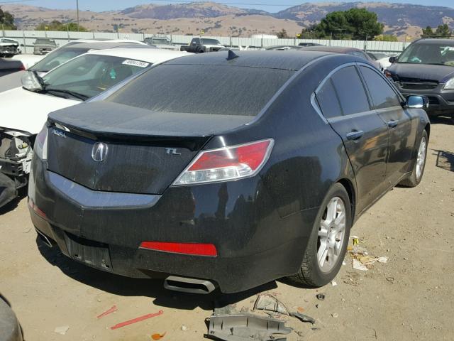 19UUA86589A004886 - 2009 ACURA TL BLACK photo 4