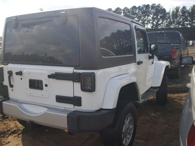 1C4GJWBG0DL513858 - 2013 JEEP WRANGLER S WHITE photo 4