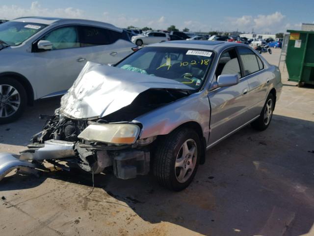 19UUA56642A011766 - 2002 ACURA 3.2TL GRAY photo 2