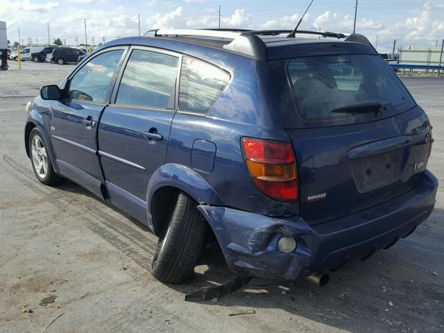 5Y2SL62864Z401267 - 2004 PONTIAC VIBE BLUE photo 3