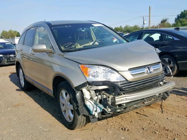 JHLRE48738C034352 - 2008 HONDA CR-V EXL GOLD photo 1