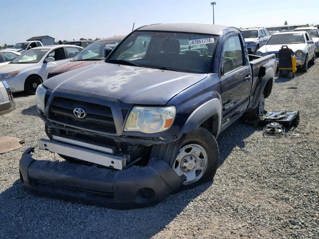 5TEPX42N67Z432452 - 2007 TOYOTA TACOMA BLUE photo 2