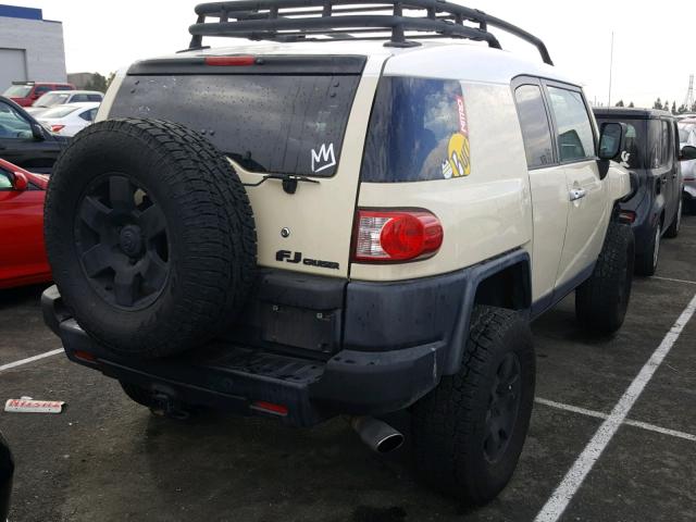 JTEZU11F88K002482 - 2008 TOYOTA FJ CRUISER WHITE photo 4