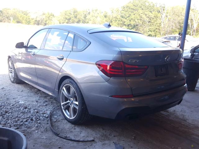 WBA5M6C52FD086060 - 2015 BMW 550 IGT GRAY photo 3