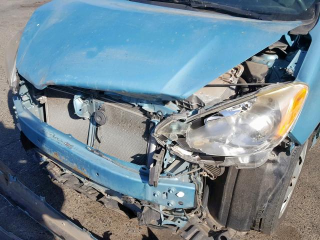 JTDKDTB34C1015055 - 2012 TOYOTA PRIUS C BLUE photo 9