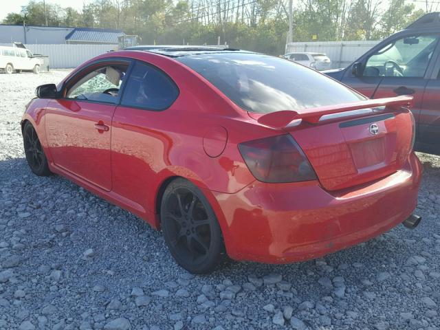 JTKDE177550053725 - 2005 TOYOTA SCION TC წითელი ფოტო 3