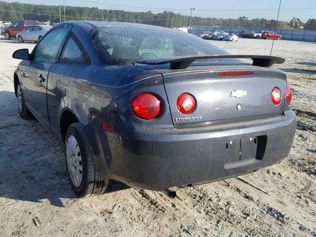 1G1AL18F687221043 - 2008 CHEVROLET COBALT LT BLUE photo 3