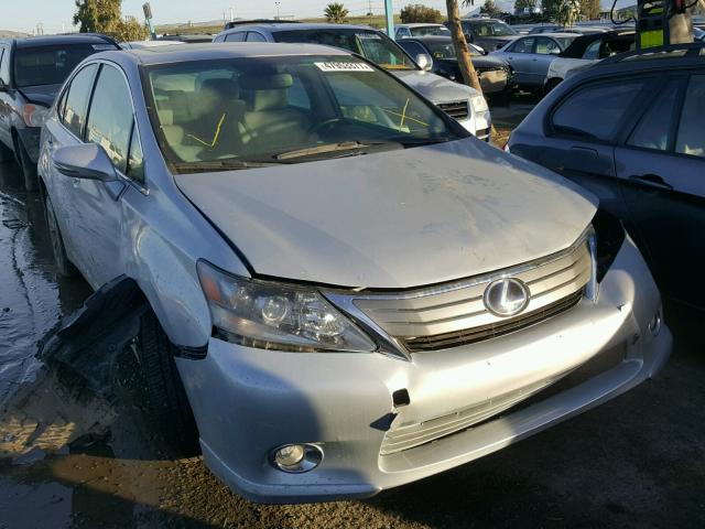 JTHBB1BA4A2012851 - 2010 LEXUS HS 250H SILVER photo 1