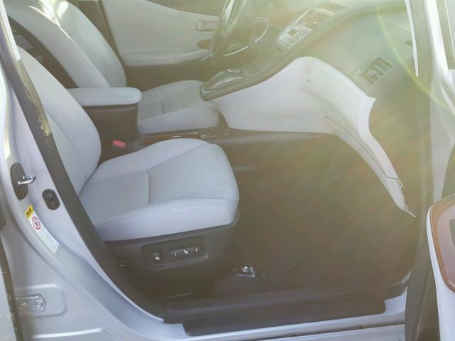 JTHBB1BA4A2012851 - 2010 LEXUS HS 250H SILVER photo 5