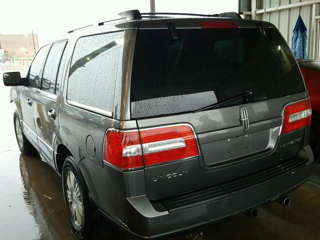 5LMJJ2J5XEEL07637 - 2014 LINCOLN NAVIGATOR ნაცრისფერი ფოტო 3