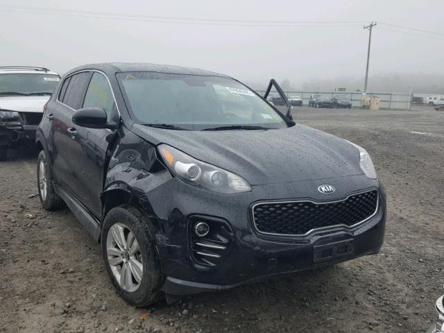 KNDPMCAC8J7438559 - 2018 KIA SPORTAGE L BLACK photo 1